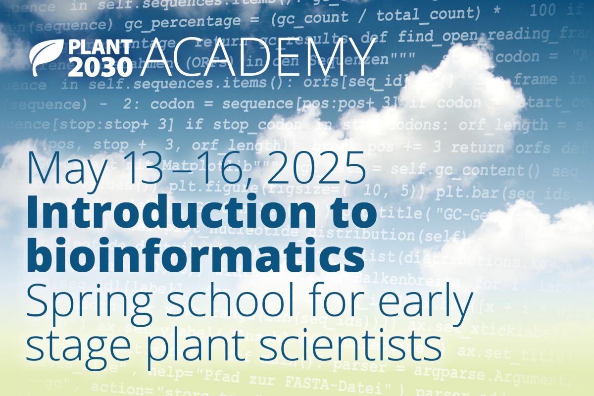 Plant 2030 Academy – Introduction to bioinformatics