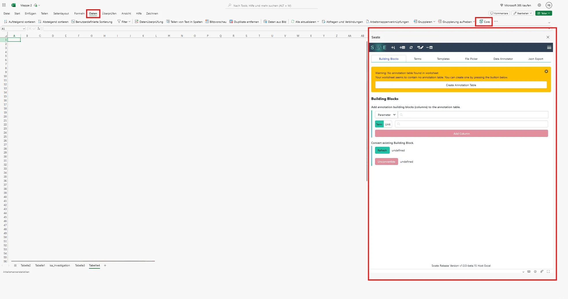 Swate Sidebar Overview